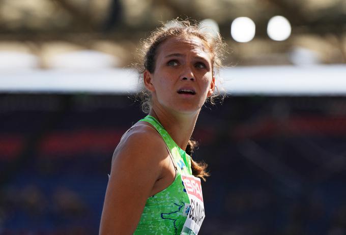 Nika Glojnarič je imela 22. čas polfinala na 100 m ovire. | Foto: Reuters