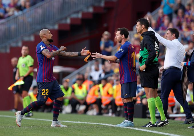Messi je v igro vstopil v 55. minuti namesto Čilenca Artura Vidala. | Foto: Reuters