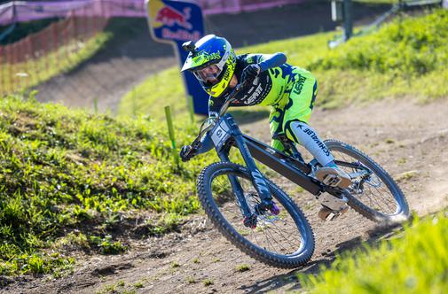 Monika Hrastnik v finalu zadnje tekme v karieri