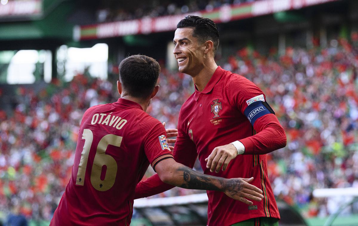 Ronaldo Otavio | Portugalski nogometaš Otavio je razkril, kako se je Cristiano Ronaldo odzval na novico, da na tekmi osmine finala proti Švici ne bo igral v začetni postavi.  | Foto Guliverimage