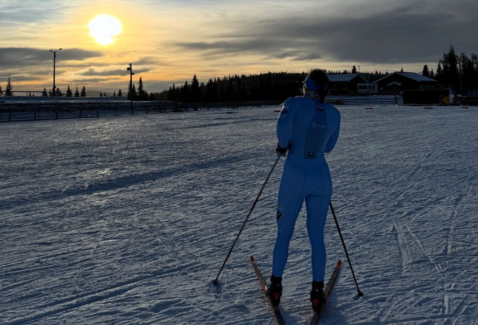 Eva Urevc te dni trenira na Norveškem, kjer jo čakajo prve preizkušnje. | Foto: osebni arhiv