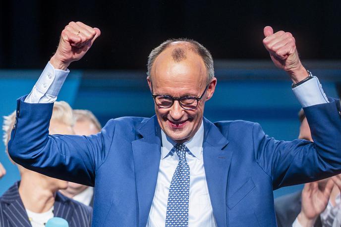 Friedrich Merz | Največ glasov je po vzporednih volitvah dobila CDU/CSU. Novi nemški kancler bo tako najverjetneje krščanski demokrat Friedrich Merz. | Foto Guliverimage