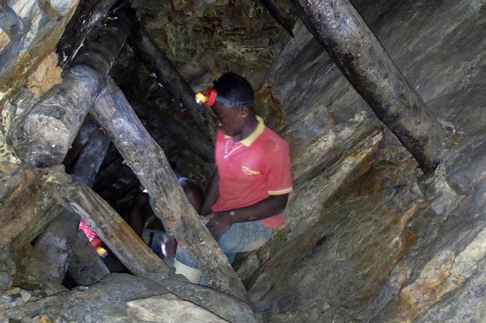 rudnik Kamituga Kongo | Žrtev naj bi bilo po nekaterih podatkih še več, preživel je le en rudar. | Foto Reuters