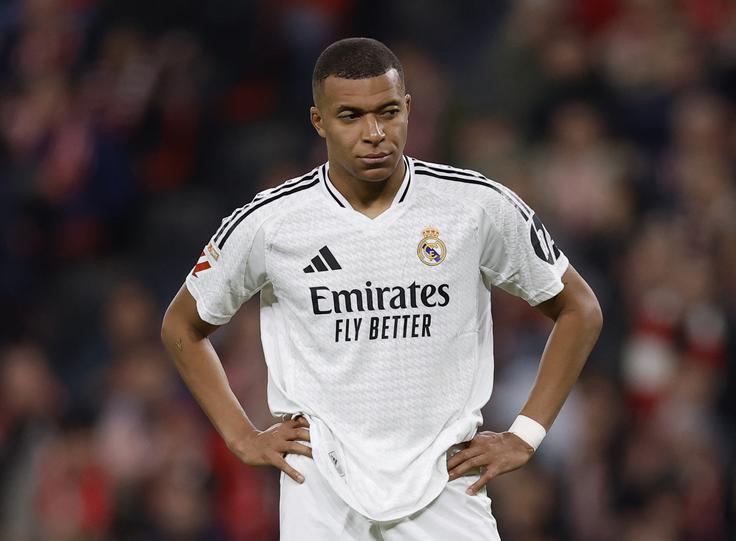 S kom se bo v dodatnih kvalifikacijah za osmino finala lige prvakov pomeril francoski zvezdnik Kylian Mbappe (Real Madrid)? Možnosti sta le dve. Celtic ali Manchester City. | Foto: Reuters