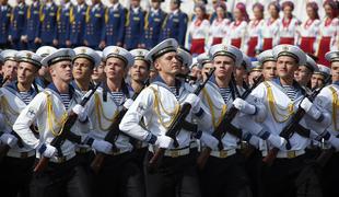Ukrajina z veliko vojaško parado praznuje dan neodvisnosti