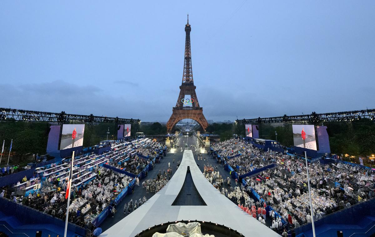 Pariz 2024 otvoritev olimpijske igre Slovenija | Foto Reuters