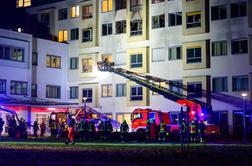 Požar v bolnišnici: štirje pacienti umrli, več kot 20 poškodovanih