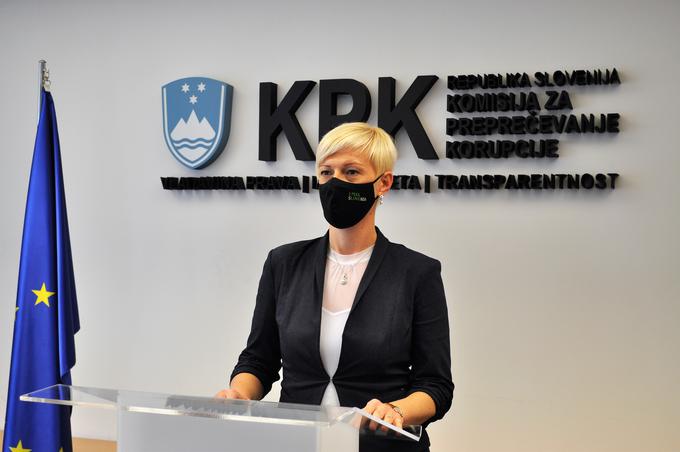 Vodja službe za nadzor in preiskave na komisiji Katja Mihelič Sušnik | Foto: Komisija za preprečevanje korupcije