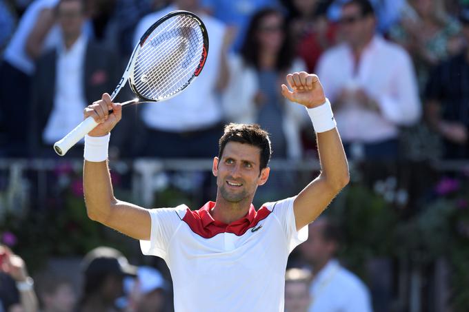 Novak Đoković se je uvrstil v polfinale tradicionalnega turnirja na Otoku. | Foto: Reuters