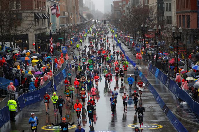 Bostonski maraton 2018 | Bostonski maraton spada med najbolj znamenite na svetu. | Foto Reuters