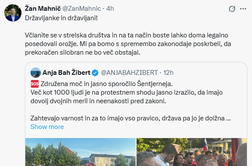 Je šel Žan Mahnič predaleč? Takšen je njegov odziv za medije. Oglasila se je tudi predsednica. #video