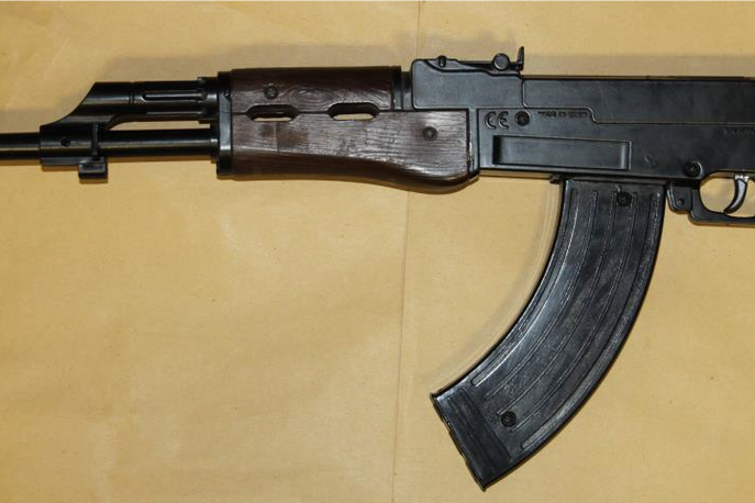 zaseg puške, policija, Novo mesto, hišna preiskava | Orožje so zasegli, proti 22-letniku pa bodo ustrezno ukrepali.  | Foto PU Novo mesto