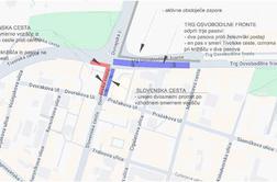 V središču Ljubljane se obeta prometni kaos: to bo od jutri drugače