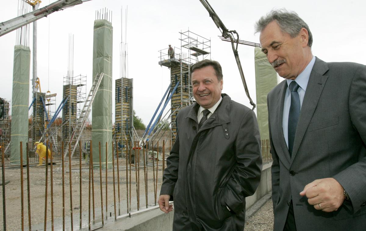 Zlatko Sraka | Energoplan pod vodstvom Zlatka Srake (desno) je bil eden od zasebnih partnerjev pri gradnji kompleksa Stožice. | Foto STA