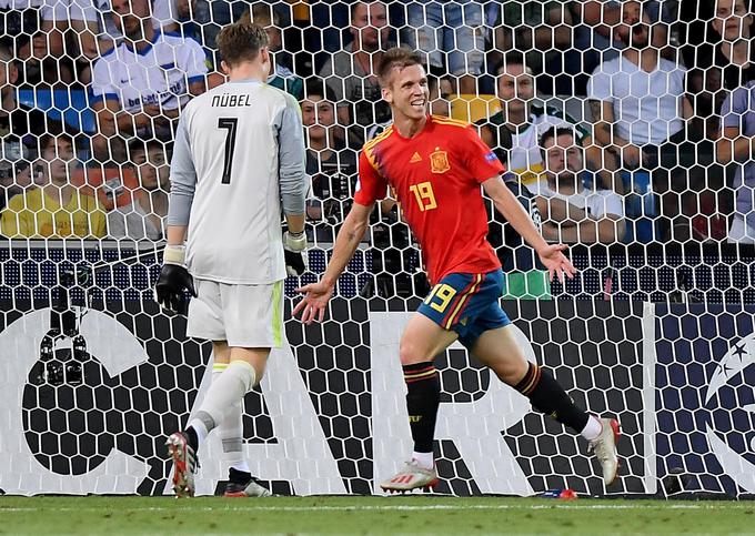 Dani Olmo je na Euru do 21 let pokazal, da gre za zares talentiranega igralca. Bil je tudi junak finala proti Nemčiji. | Foto: Reuters