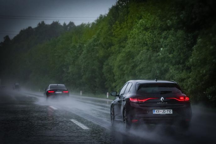 Dež | Vozniki naj bodo v slabem vremenu posebej previdni. | Foto Ana Kovač
