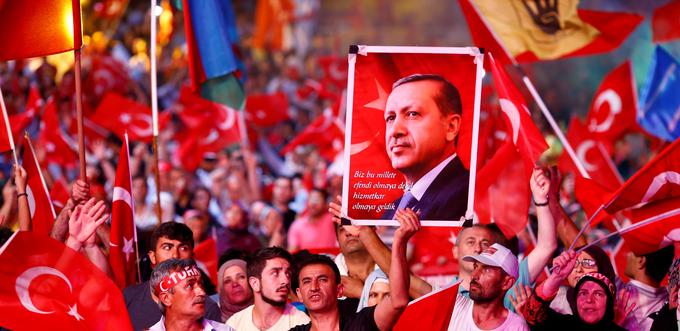 Erdoganovi privrženci | Foto: Reuters