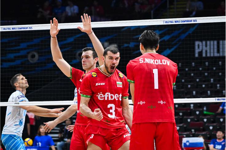 Bolgari so z zmago napredovali v osmino finala. | Foto: Volleyball World