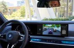 Novost pri BMW: v avtomobile prihajajo igrice