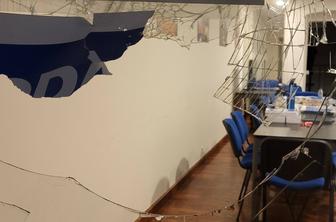 Hud incident na sedežu Gibanja Svoboda