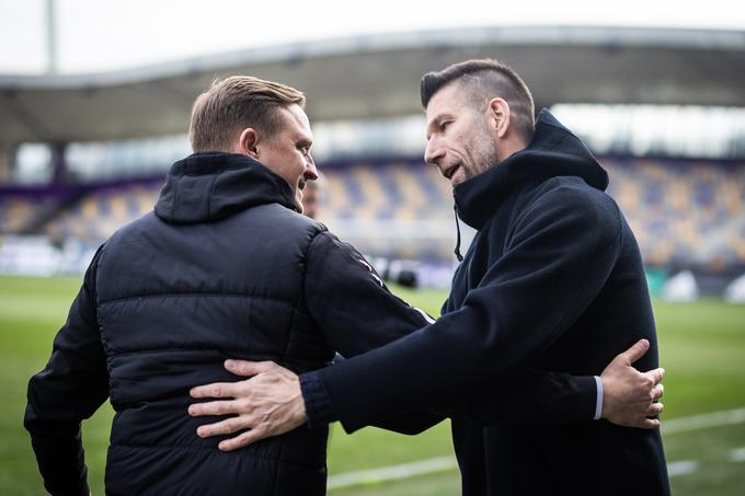 Aleš Arnol je edini domači poraz v 1. SNL v tej sezoni doživel ravno proti Boštjanu Cesarju. Maščeval se mu je v soboto in v Ljudskem vrtu zmagal s 3:2. | Foto: Jure Banfi