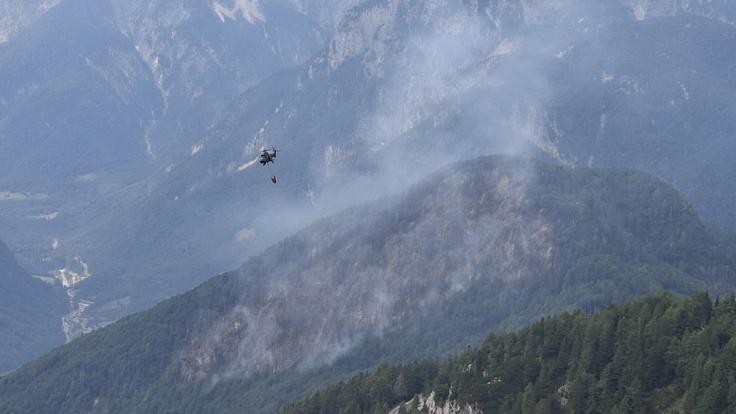 Požar na Planji | Foto: Gasilska zveza Bovec