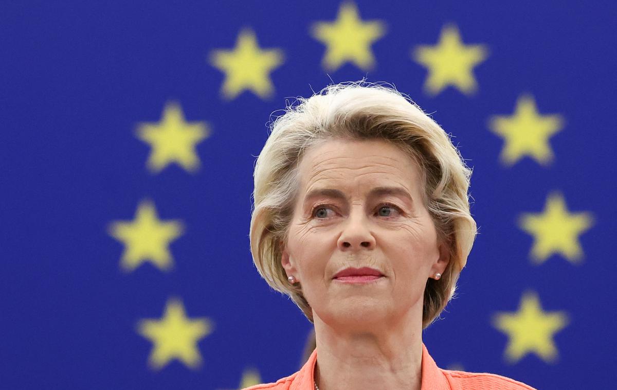 Ursula Von der Leyen | Predsednica Evropske komisije Ursula Von der Leyen bo, kot vse kaže, ponovila mandat na čelu komisije. | Foto Reuters