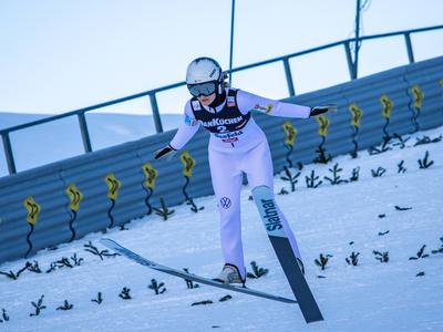 Ema Volavšek končala tik pod stopničkami