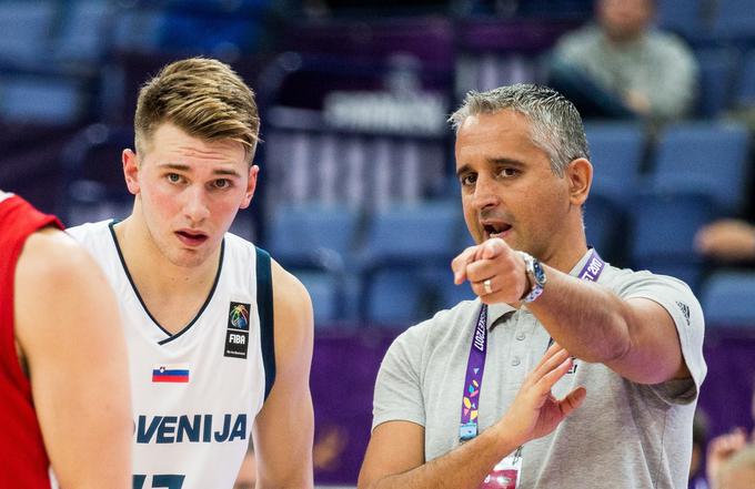 Luka Dončić in Igor Kokoškov sta že sodelovala v reprezentančni akciji leta 2017. | Foto: Sportida