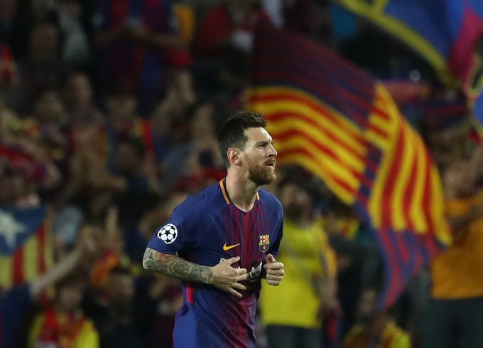 Lionel Messi je v odlični formi. Na zadnji pokalni tekmi je mrežo Celte zatresel dvakrat. | Foto: Reuters