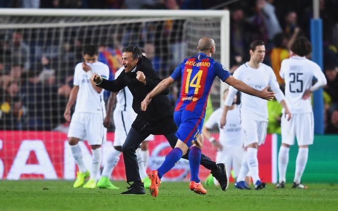 Barcelona je proti PSG nadoknadila štiri zadetke zaostanka. | Foto: Guliverimage/Getty Images