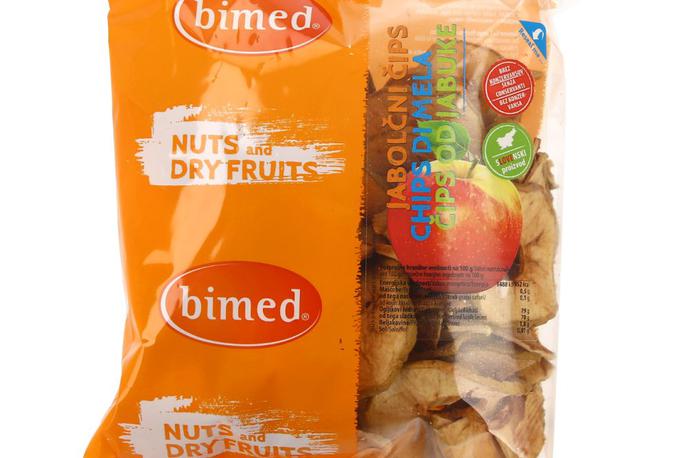 Jabolčni čips (100 gramov) proizvajalca Bimed