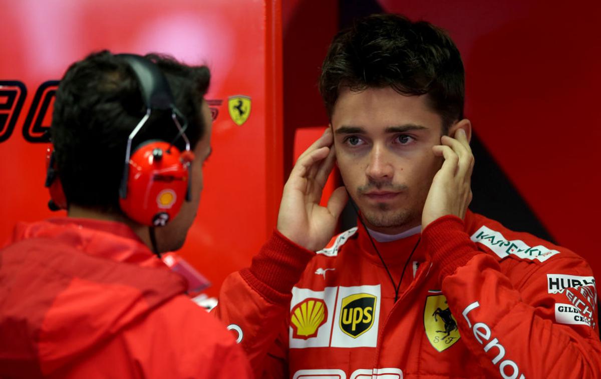 Charles Leclerc | Monačan Charles Leclerc (Ferrari) je bil najhitrejši na prvem treningu v Monzi. | Foto Getty Images