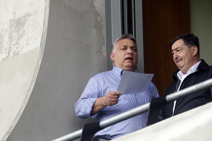 Viktor Orban in Lorinc Meszaros | Viktor Orban in Lorinc Meszaros prihajata iz istega kraja – Felcsuta.  | Foto Guliverimage