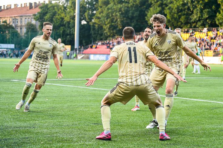 Zmagovalca na srečanju v Vilni je odločil zadetek Žige Kousa. | Foto: Sportida