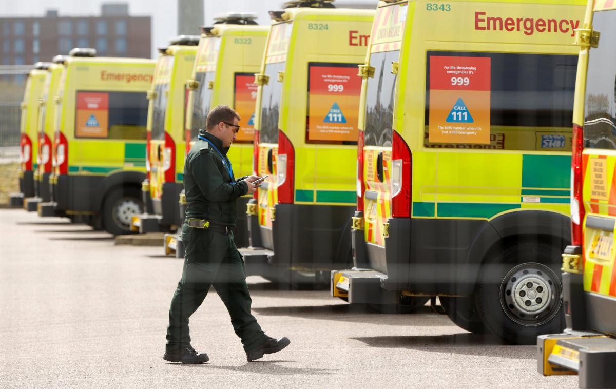 Bolnišnica, NHS, rešilec, rešilci | Fotografija je simbolična. | Foto Reuters