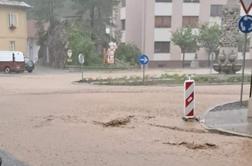 Nedeljsko neurje spet pustošilo po Koroškem, večerna fronta na srečo manj huda