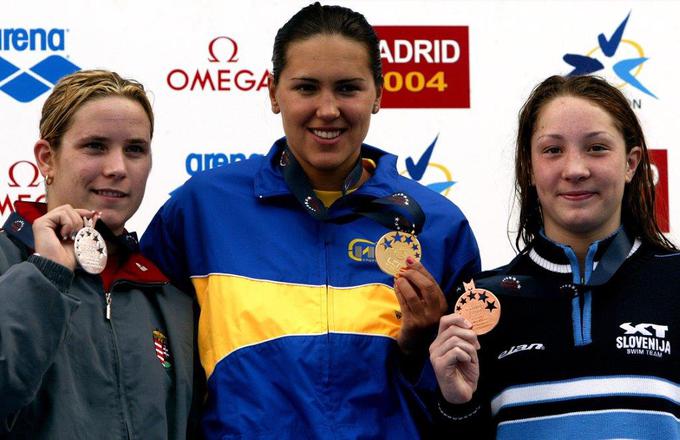 Klinarjeva je leta 2004 na evropskem prvenstvu v Madridu osvojila bronasto medaljo. | Foto: 