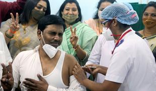 Indija začela z največjo operacijo cepljenja na svetu