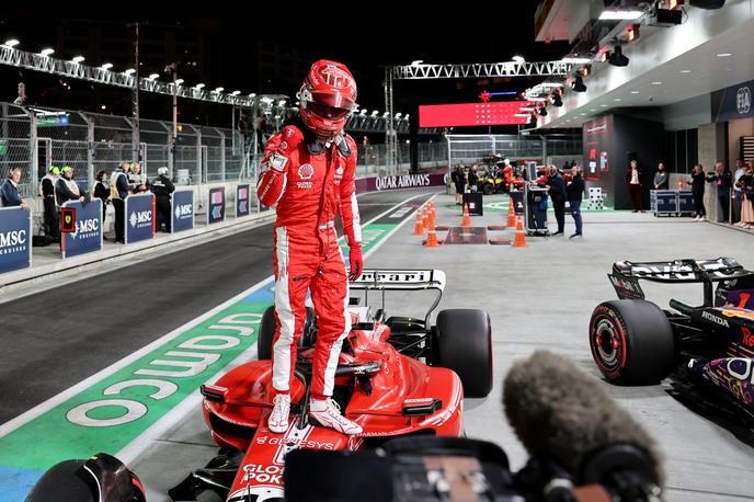 F1 Vegas Charles Leclerc Ferrari | Charles Leclerc bo že 23. na prvem štartnem položaju. Ima pa šele pet zmag. | Foto Reuters