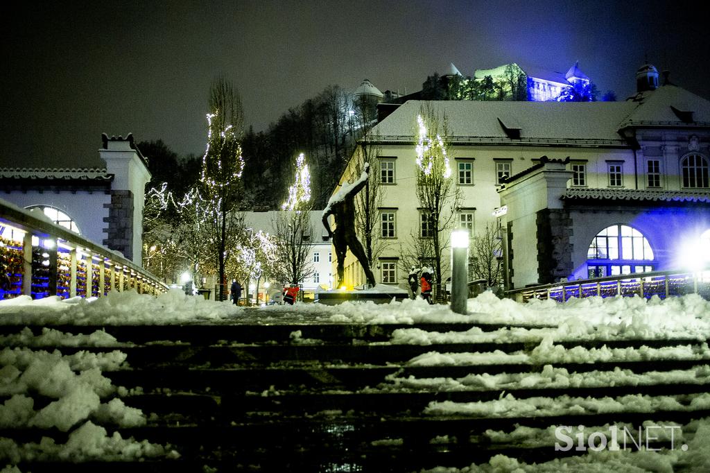 sneg v Ljubljani