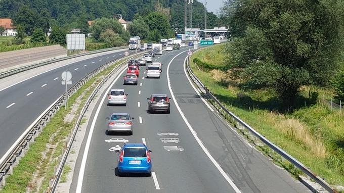 Varnostna razdalja avtocesta | Foto: Gregor Pavšič