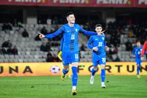 Slovenija : Romunija slovenska nogometna reprezentanca Benjamin Šeško