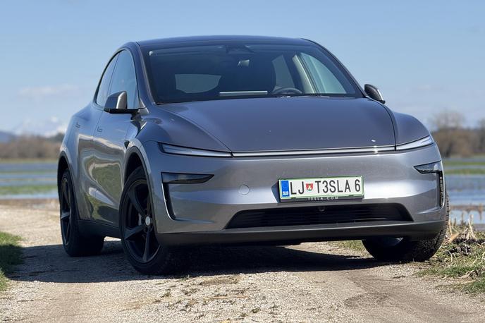 Tesla model Y | Po prenovi je sprednji del modela Y bistveno bolj vpadljiv in moderen. | Foto Gregor Pavšič