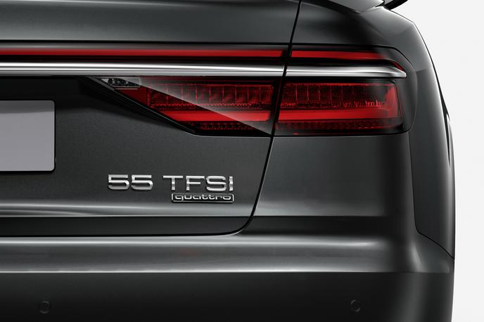 Audi označevanje modelov | Oznaka 55 pomeni, da ima ta audi motor z močjo od 245 do 275 kilovatov.  | Foto Audi