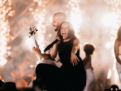 Nina Pušlar navdušila s stadionskim spektaklom v domači Ivančni Gorici #foto