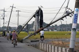 Po potresu na vzhodu Japonske divjali še tornadi