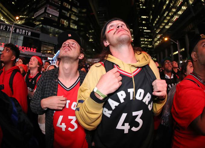 Veliko razočaranje navijačev Toronto Raptors. | Foto: Gulliver/Getty Images