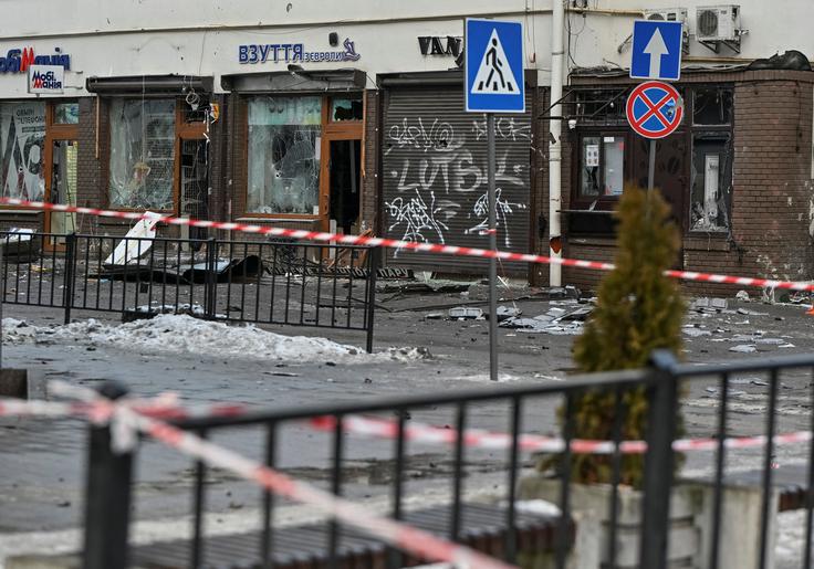 Lviv, eksplozija, osumljenka, bomba | Foto: Reuters
