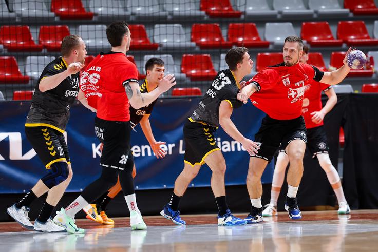 Slovan je v petek visoko ugnal Gorenje. | Foto: Filip Barbalić